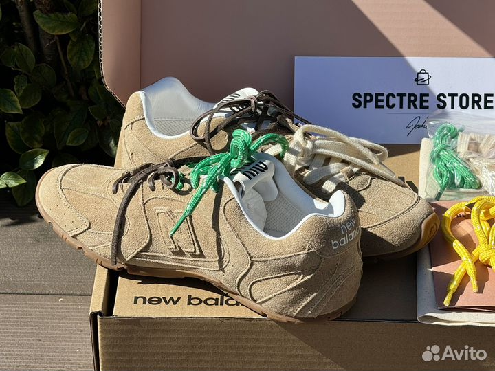 Кроссовки New Balance Miu Miu Light Brown