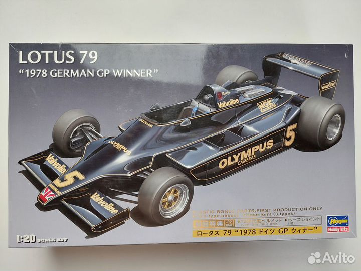 1/20 Lotus Type 79 1978 German GP Winner с ф/т