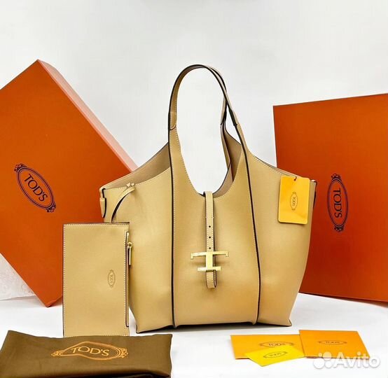 Сумка Tods натуральная кожа