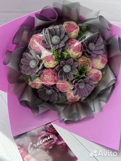 Цветы из шоколада