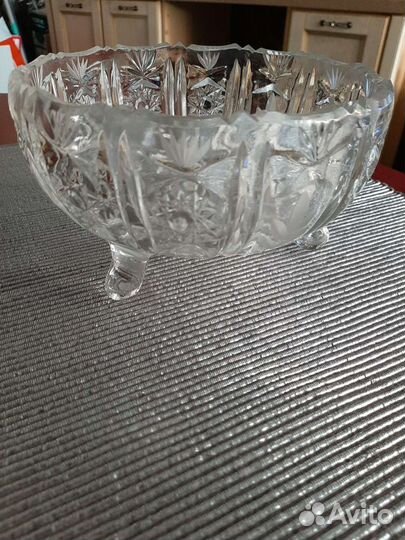 Салатник хрустальный