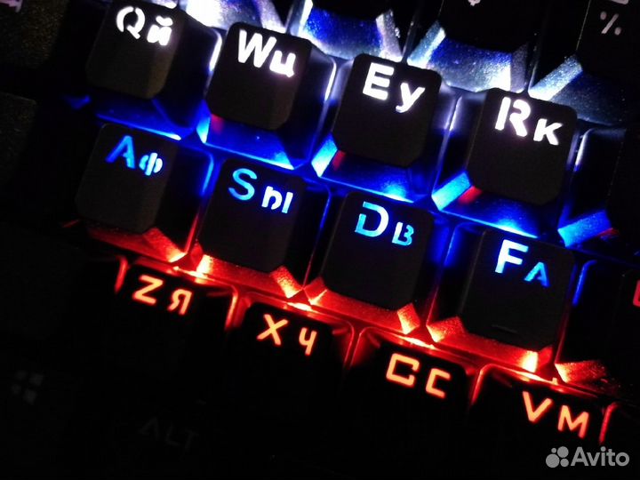 Игровая Клавиатура, Мышка, Коврик, Наушники