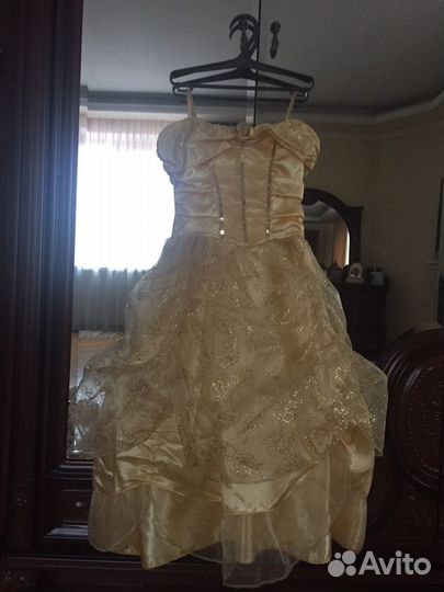 Карнавальный костюм Бель Диснеевская принцесса 5-6