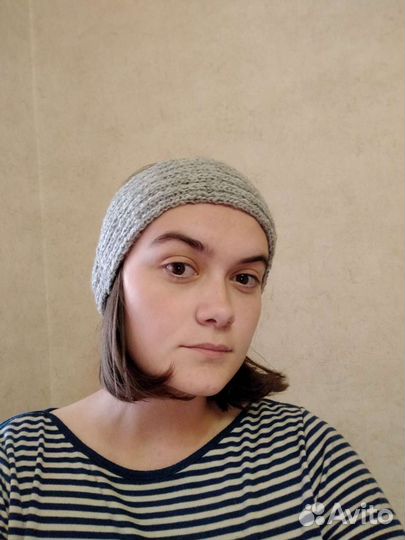 Повязка шерстяная на голову