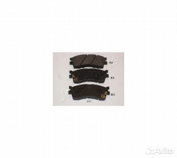 Колодки KIA RIO,clarus