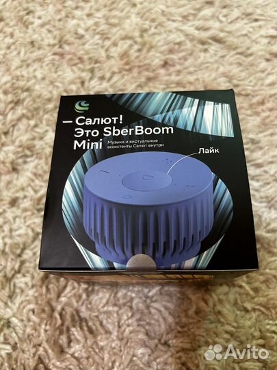 Колонка Сбер Салют. SberBoom mini