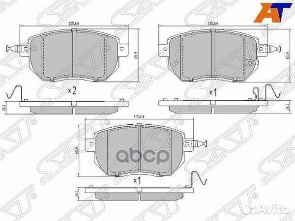 Колодки тормозные перед infiniti FX45/35 S50 -2