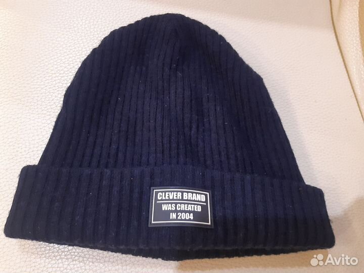 Демисезонная шапка для мальчика 52-54