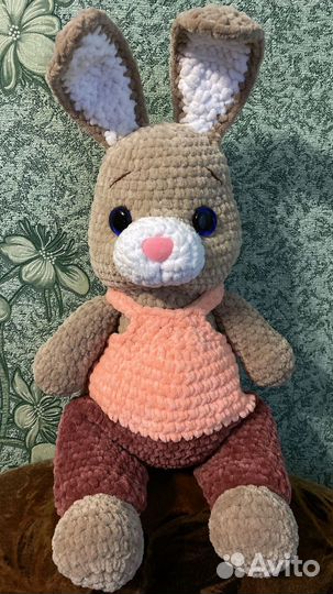 Мягкая игрушка заяц ручной работы