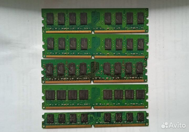 Оперативная память DDR2 2Gb Kingston (Mix)