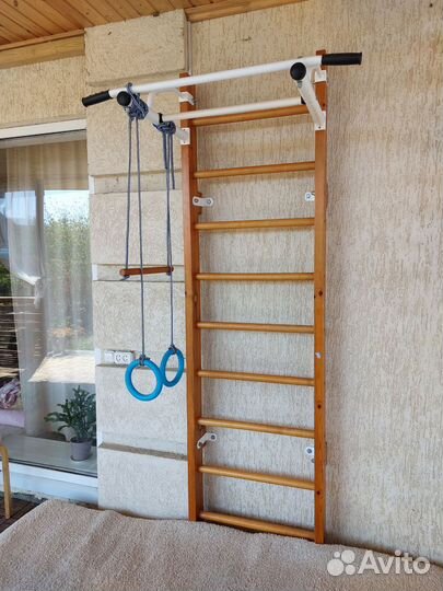 Детская шведская стенка с турником