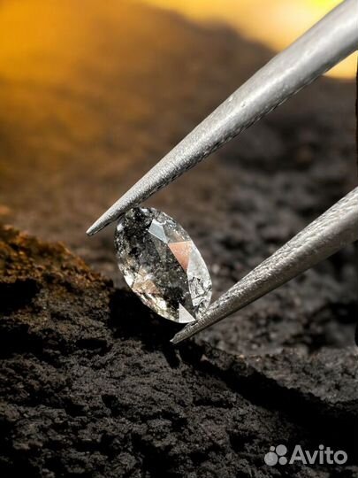 Пара натуральных овальных алмазов. 0.50ct