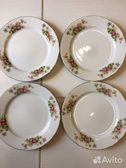 Фарфоровые тарелки набор Япония