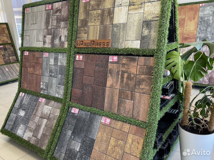 Тротуарная плитка Пропресс от 120 м2