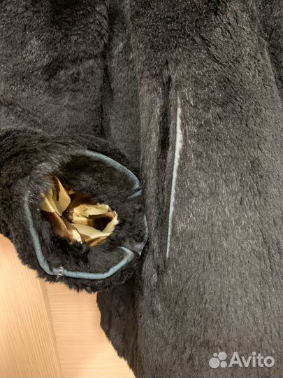 Шуба из кролика 44