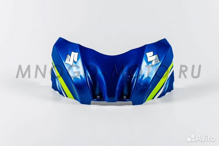Накладка на бак GSX-R1000 2009-2016 синяя с наклейкой