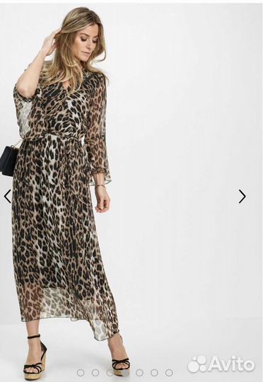 Шифоновое платье новое 46-48