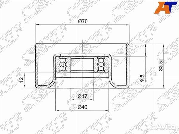 Ролик приводного ремня toyota 4runner