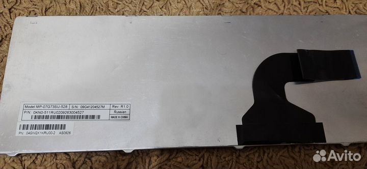 Клав. для ноутбука Asus,Packard Bell,Samsung