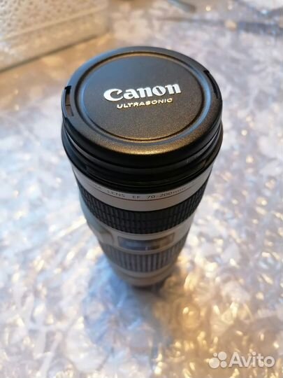 Canon zoom lens ef 70-200mm 1:4 l is USM