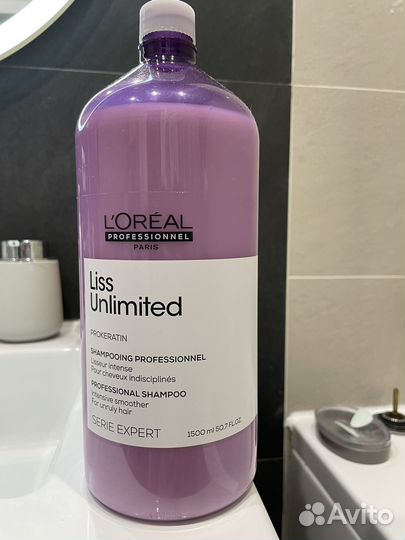 Шампунь loreal professionnel Liss unlimited