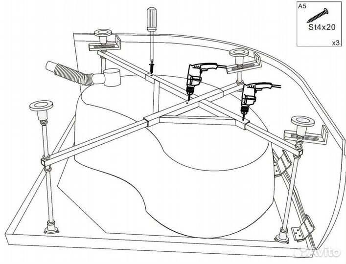 Монтаж, сборка, установка душевых кабин, сервис