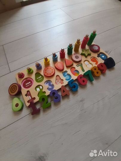 Деревянная развивающая игрушка