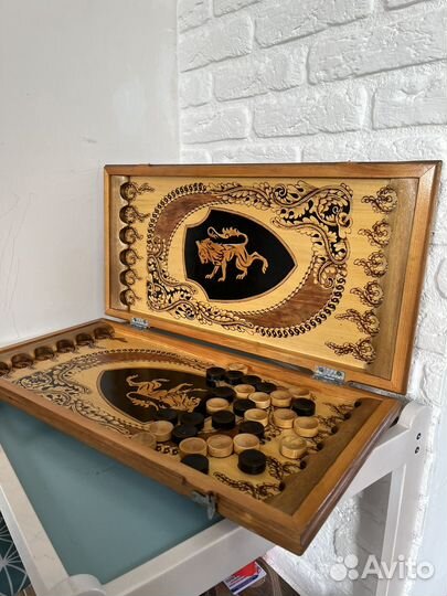 Нарды резные ручной работы