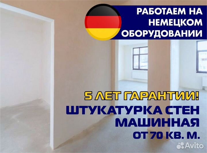 Машинная/механизированная штукатурка