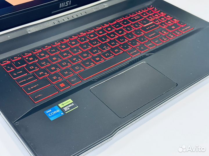 17.3 Игровой свежий MSI / i5-11 / 16G / RTX 3050