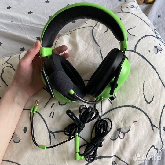 Игровые наушники Razer Blackshark V2 X, Green