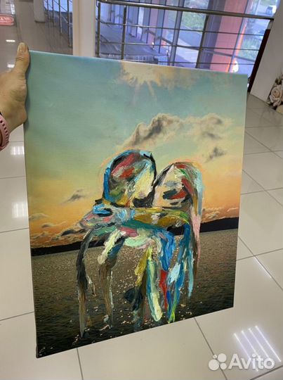 Картина на холсте Поцелуй