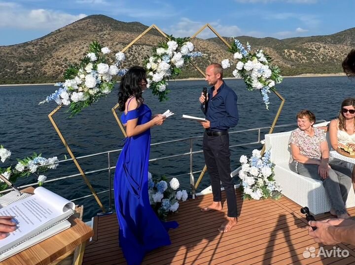 Выездная регистрация, декор свадьбы