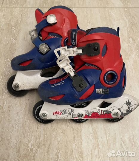 Роликовые коньки детские раздвижные Decathlon