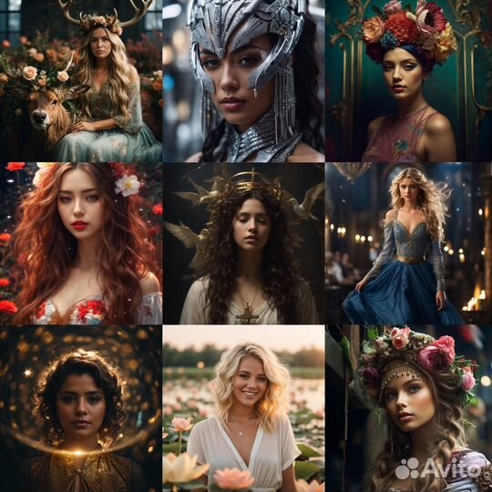 Портрет в подарок,аватар в нейросетях