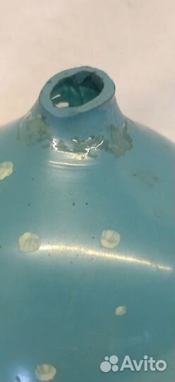 Довоенная ёлочная игрушка дед мороз ручная роспись