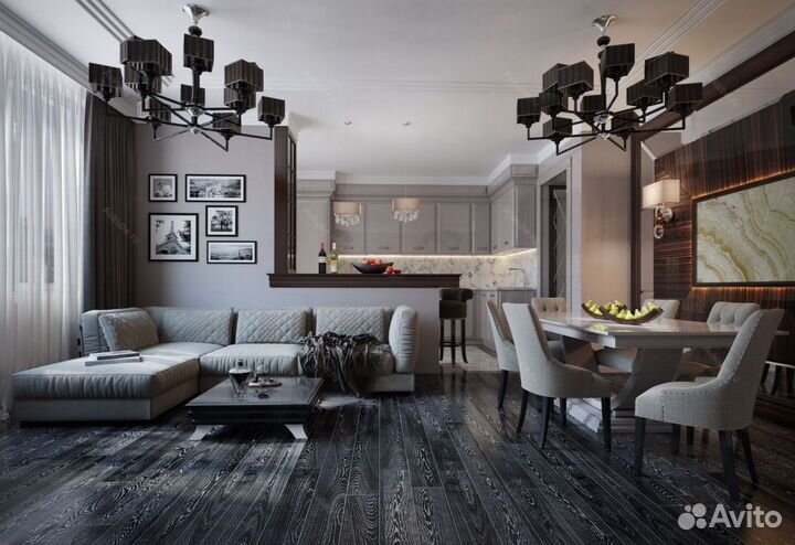 Ремонт квартир и домов под ключ, полный цикл работ