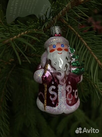 Елочные игрушки стекло 