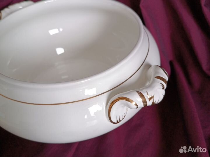 Супница зик Конаковский фарфоровый завод СССР