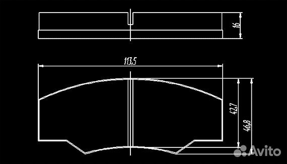 Тр.А-076 Спортивные тормозные колодки