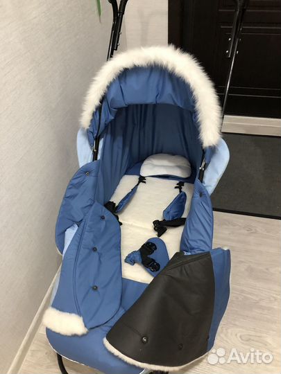 Детские санки коляска