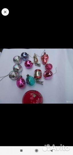 Ёлочные игрушки СССР