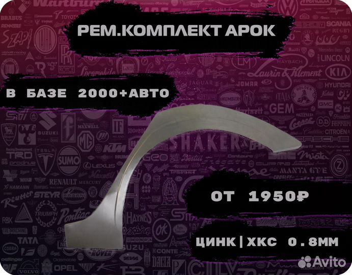 Ремонтные арки на автомобиль