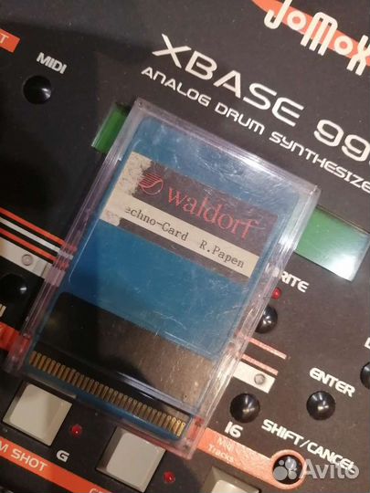 Редкая карта для Waldorf MW I Techno-card R. Papen