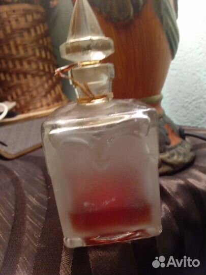 Одеколон винтаж чёрный ларец. Духи Grasse