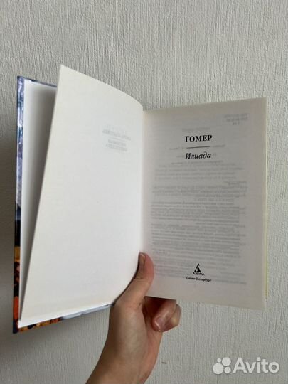 Книга Гомер Илиада новая