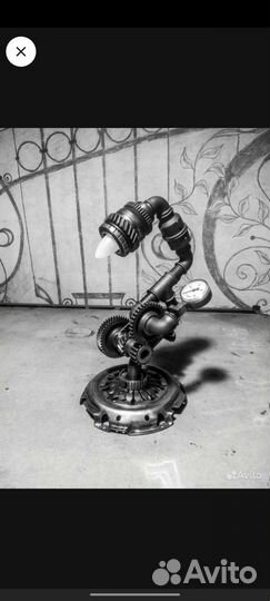 Стимпанк светильник