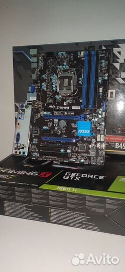 Материнская плата Msi z77 1155