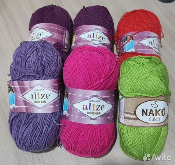 Пряжа полухлопковая