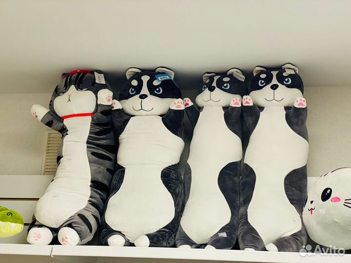 Мягкая игрушка кот батон 90 см